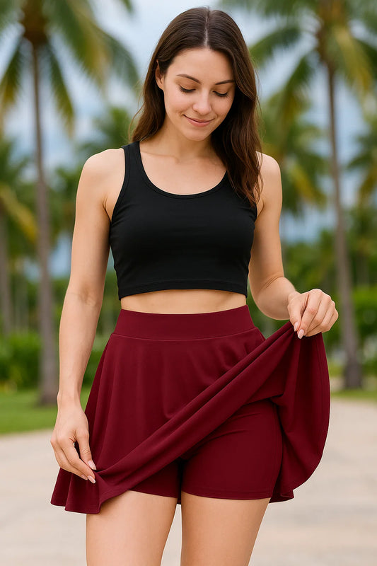 Classic Stretchy All Time Trendy Mini Skater