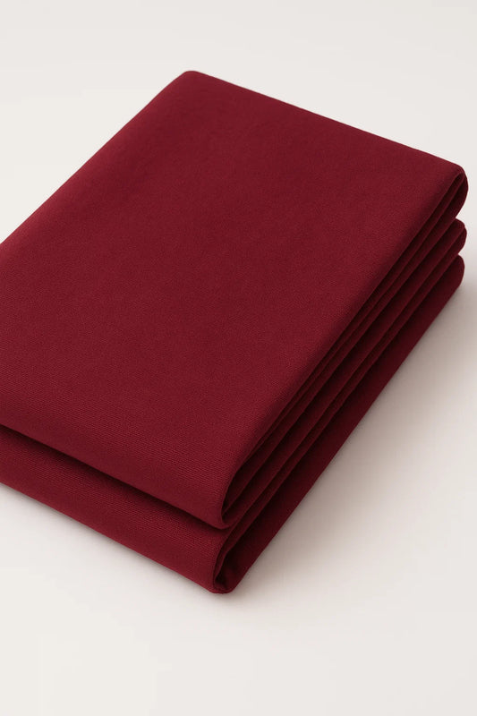 Burgundy Fabric Cotton by The Metre
